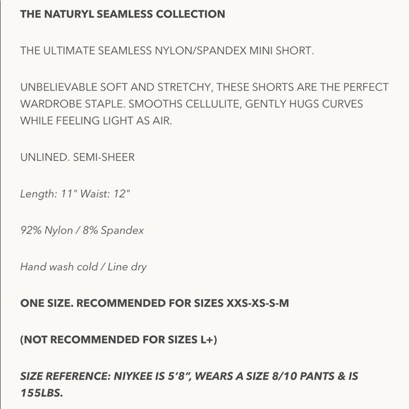 🆕 Naturyl Basic Booty Shorts Baby Pink - Picture 7 of 9